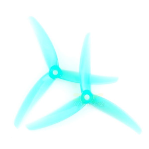 HQProp Juicy J37 4.9x3.7 3-Blade 5mm Hole Poly Carbonate Propeller (2pairs/4pcs) HQJ37