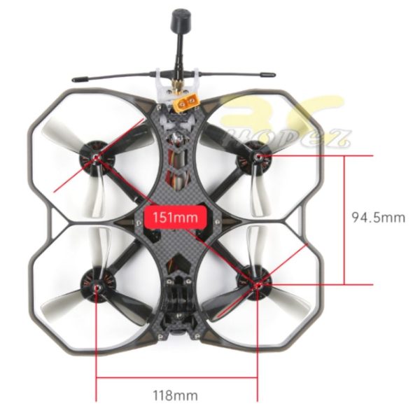 iFlight Protek35 3.5 Inch 151mm 6S CineWhoop With RaceCam R1 Camera PNP Without Receiver P35PNP-6S
