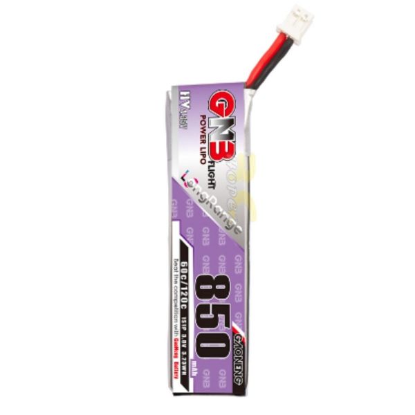 59c56dc8cae67d1415b639d555efecc1.jpeg Gaoneng GNB 3.8HV 850mAh 60C 1S Lipo Battery with PH2.0 Plug GNB850/60-1SH