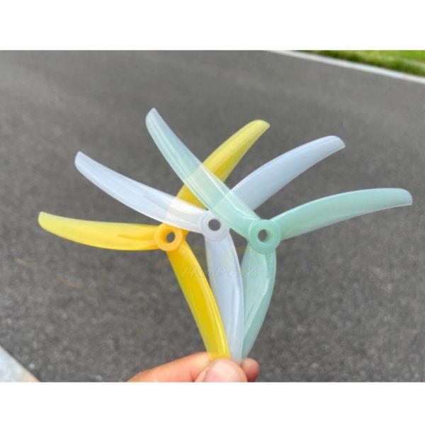 HQProp Juicy J37 4.9x3.7 3-Blade 5mm Hole Poly Carbonate Propeller (2pairs/4pcs) HQJ37
