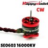 Happymodel SE0603 1S 16000KV 0.8mm Shalf CW Brushless Motor for RC FPV Racing Drone SE0603-16CW