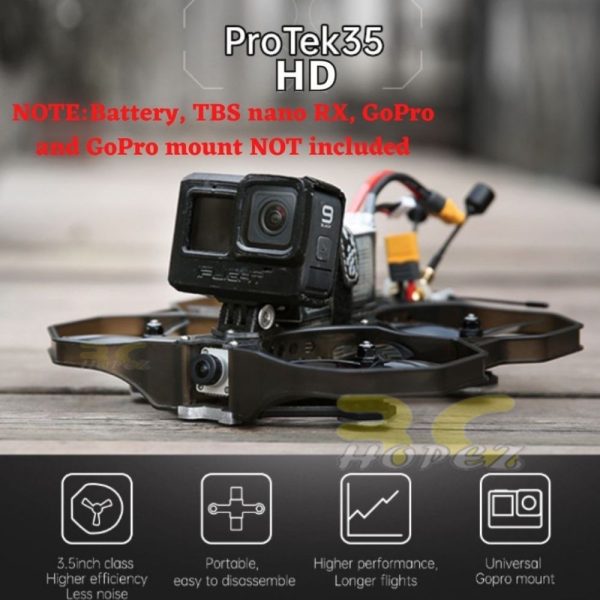 720d1b4144700de490dbbc4361e7ce15.jpeg iFlight Protek35 HD 3.5 Inch 151mm 4S CineWhoop With Caddx Polar Vista HD PNP Wtihout Receiver P9107N-35HD4