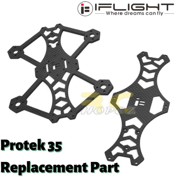 iFlight Protek35 Replacement Part Bottom Plate 12x12mm V1.2 / Top Plate (Optional) MX1212