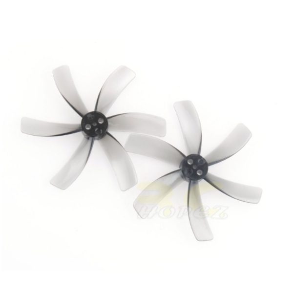 92819f7635a267eac6dc0ae1cedd8b6b.jpeg HQProp T51MMX6 Light Grey Hole 1.9/1.5/1.9mm 6-Blade Poly Carbonate (2 pairs/4pcs) HQT516