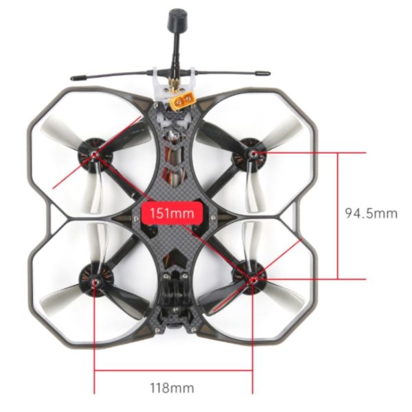 a3d63d397d198469150d3cfe776edbe2.jpeg iFlight Protek35 HD 3.5 Inch 151mm 4S CineWhoop With Caddx Polar Vista HD PNP Wtihout Receiver P9107N-35HD4