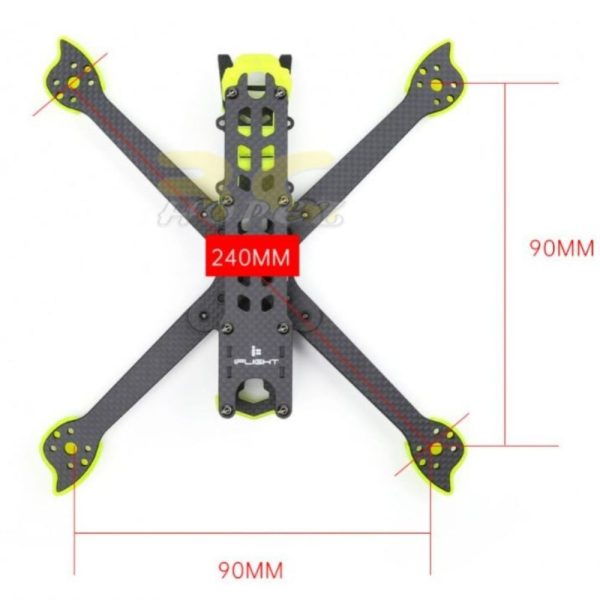 cab3a2dc28160d5f4f3592ee0ee38d61.jpeg iFlight XL5 V5.1 True X 240mm Carbon Fiber FPV Freestyle Frame Kit MX8571