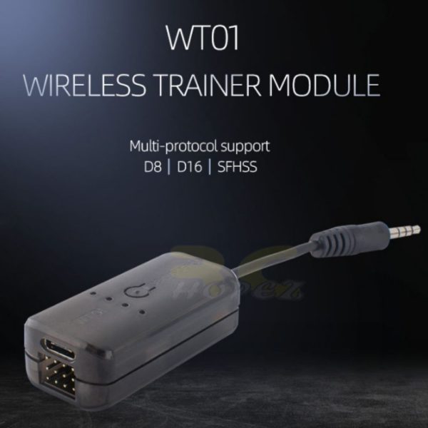 RadioMaster WT01 Wireless Trainer Adapter Support USB-C Charging 4CH Servo Compatible for RC Radios Transmitter TX-WT01