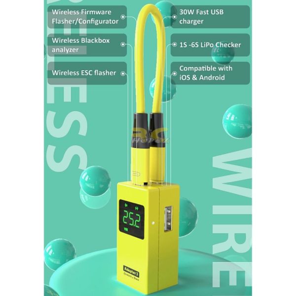 35a91de4f2141702949b936171684c4f.jpeg SpeedyBee Adapter 3 Blackbox Analyzer/Firmware Flasher/Configurator XJ519