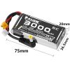 5ef613c473d9fbebb264994087159f89.jpeg Alienmodel 2S 7.4V 3000mAh 5C Lipo Battery DC5.5 & XT30/XT60 Plug (Optional) For Goggles FatShark / DJI / Skyzone AL3000/5-2S