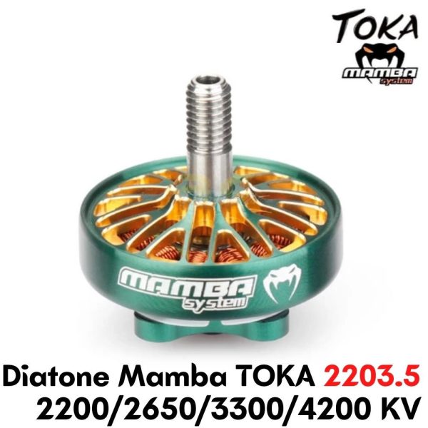 87cccd930c43196f33d999fd353e2c84.jpeg Diatone MAMBA TOKA 2203.5 2200KV/2650KV/3300KV/4200KV(Optional) FPV Racing Motor TOKA2203.5