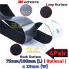 8f88ecaee7c9b9d51e118c48c1ae953e.jpeg 4 Pairs Velcro (Hook & loop tape) 75mm (L) / 100mm(L) X 25mm (W) (Optional) T020