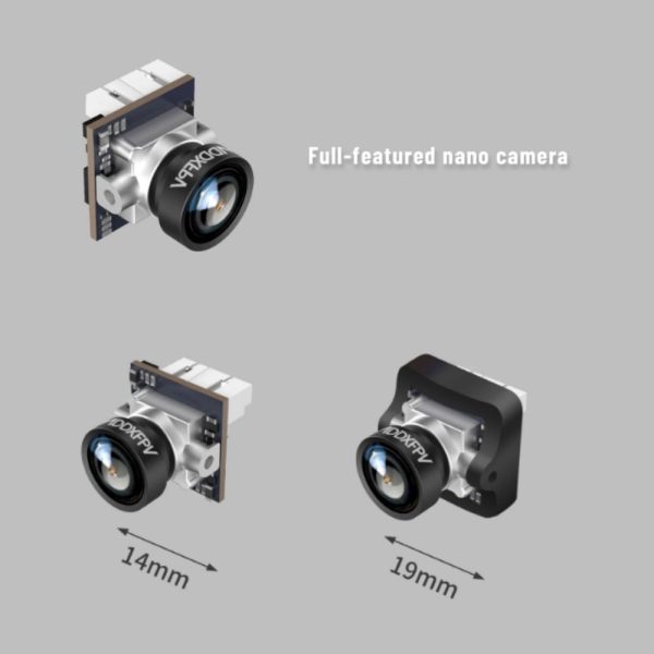 Caddx Ant 1.8mm 1200TVL 4:3 Global WDR with OSD 2g Ultra Light Nano FPV Camera Silver WN-ANT43
