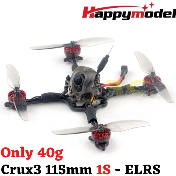 0b5ea9c4e30d15b0dd320ba4010de7f0.jpeg Happymodel Crux3 115mm 1S ELRS F4 2G4 AIO BNF w/Caddx ANT 1200tvl 3 Inch Toothpick FPV Racing Drone Crux3-ELRS