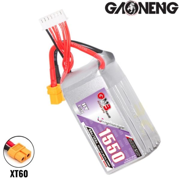 2c39e132d27a1a2176d576ed5b5f37d0.jpeg Gaoneng GNB 22.2V 1550mAh 60C 6S Lipo Battery with XT60 Plug GNB1550/60-6S