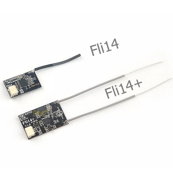 Fli14+14CH Mini Receiver 1.7g Dual antenna Compatible Flysky AFHDS-2A w/ RSSI Output for FS-i6 FS-i10 Turnigy I6S Fli14