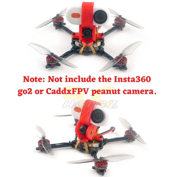 Happymodel Crux3 115mm 1S ELRS F4 2G4 AIO BNF w/Caddx ANT 1200tvl 3 Inch Toothpick FPV Racing Drone Crux3-ELRS