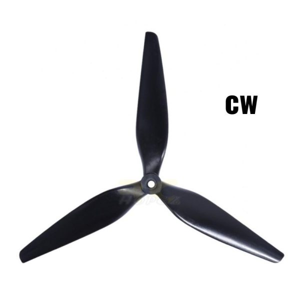 HQProp MacroQuad Prop 8X4.5X3 Black-Glass Fiber Reinforced Nylon CW/CCW 1PC (Optional) HQM845