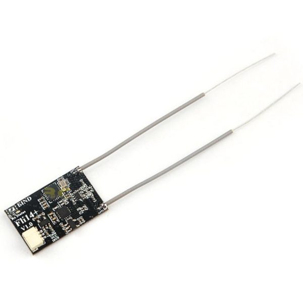 Fli14+14CH Mini Receiver 1.7g Dual antenna Compatible Flysky AFHDS-2A w/ RSSI Output for FS-i6 FS-i10 Turnigy I6S Fli14