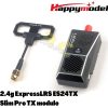 Happymodel ES24TX Slim Pro 2.4GHz ExpressLRS ELRS 1000mW TX Module w/RGB LED Cooling Fan for FrSky X-lite X9 Lite TBS Tango2 HP-Slim Pro