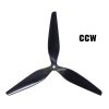 HQProp MacroQuad Prop 8X4.5X3 Black-Glass Fiber Reinforced Nylon CW/CCW 1PC (Optional) HQM845