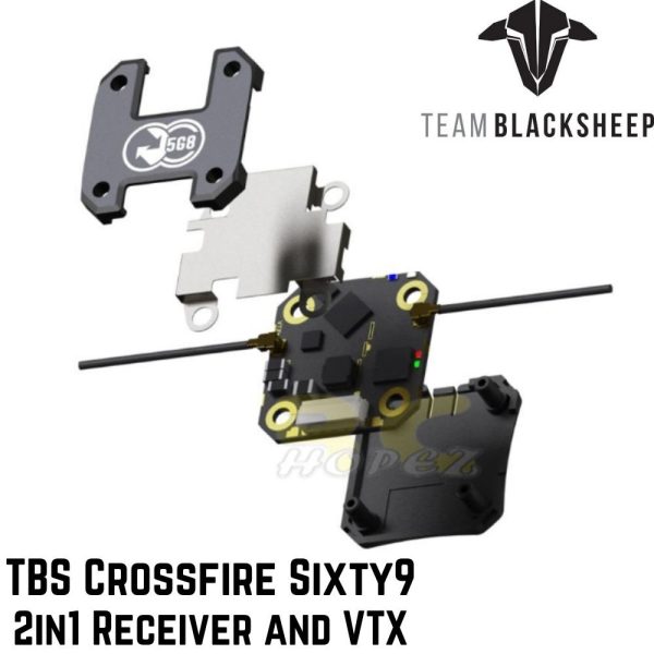 9e83629345b959546f85edb118b36dc4.jpeg TBS Crossfire Sixty9 - 2in1 Receiver and VTX (Crossfire RX + Unify pro32 1W) TX-Sixty9