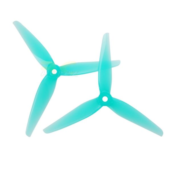 d34319fd065bf9a70d507a39ef41aeef.jpeg HQProp R35 5.1X3.5X3 Light Grey 5mm Hole 3-Blades propeller (2pairs/4pcs) HQR35
