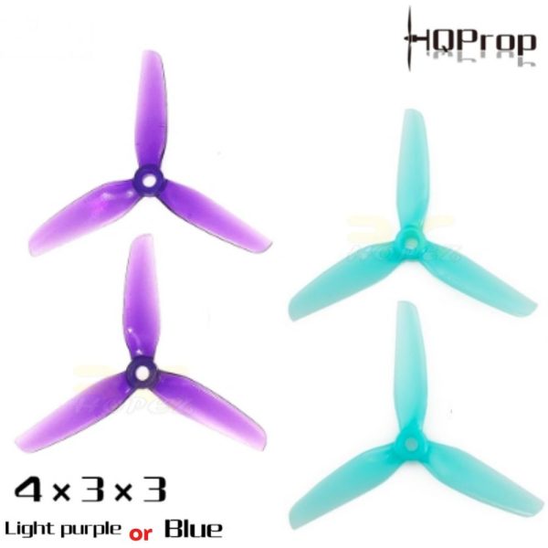 d5ec0cc1cf35126525b714d271764ce1.jpeg HQProp 4X3X3 5mm Hole 3-blade Propeller Poly Carbonate (2pairs/4pcs) HQ433