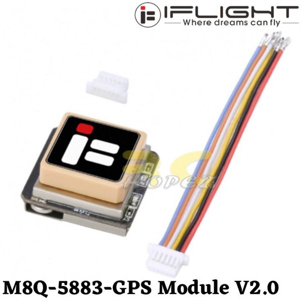 dc87c32ebe08f879ed1113f0deeda271.jpeg iFlight M8Q-5883 GPS Module V2.0 with Compass for FPV Drone MX1512-M8Q