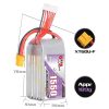 Gaoneng GNB 22.2V 1550mAh 60C 6S Lipo Battery with XT60 Plug GNB1550/60-6S