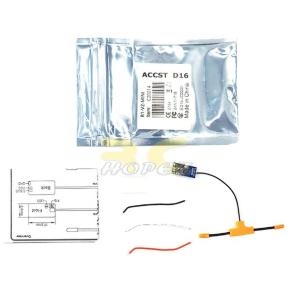 Jumper R1 V2 Mini D16 receiver compatible with FrSky D16 XM+ protocol RXSR SBUS  T-Pro T-Lite T18 T16 T12 T8SG R1V2-Mini