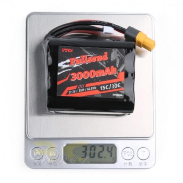 iFlight FULLSEND VTC6 18650 6S1P 3000mAh 15C Li-Ion Battery for Long Range - XT60 MX3000/15-6S