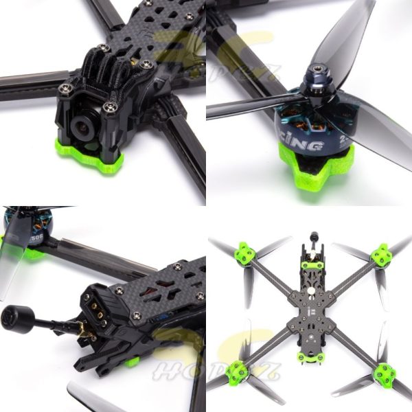 iFlight Nazgul Evoque F6X Squashed X Analog 6S 6 Inch FPV Racing Drone With RaceCam R1 Mini Camera F6X