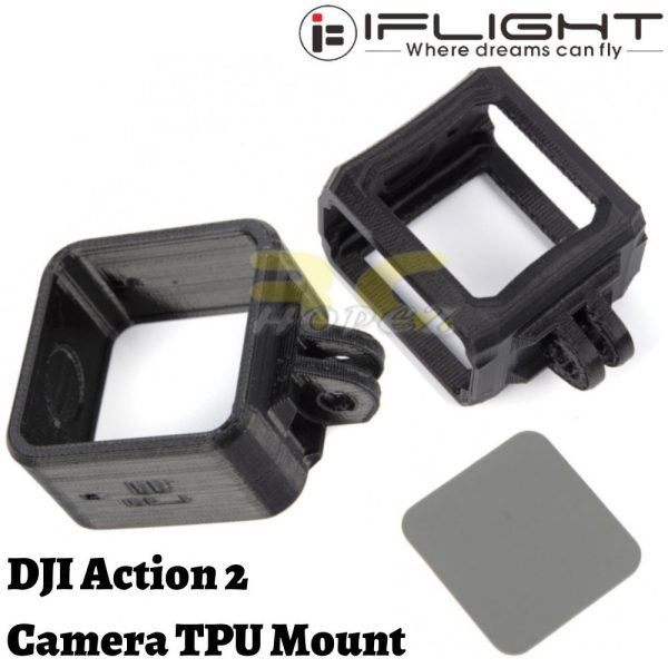 fe1b938bfb0338a4850b96ecdff1d288-2.jpeg iFlight 3D TPU Printing Camera Holder Mount Protective Case for DJI ACTION 2 Camera MX1705