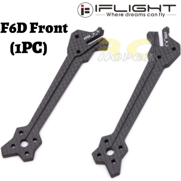 1pc iFlight Nazgul Evoque F6D Frame Kit Spare Part 6mm Front Arm MXF6D-Front