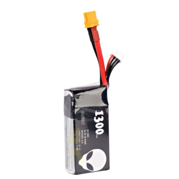 Alienmodel 3S 11.1V 1300mAh 130C Lipo Battery with XT60 Plug AL1300/130-3S