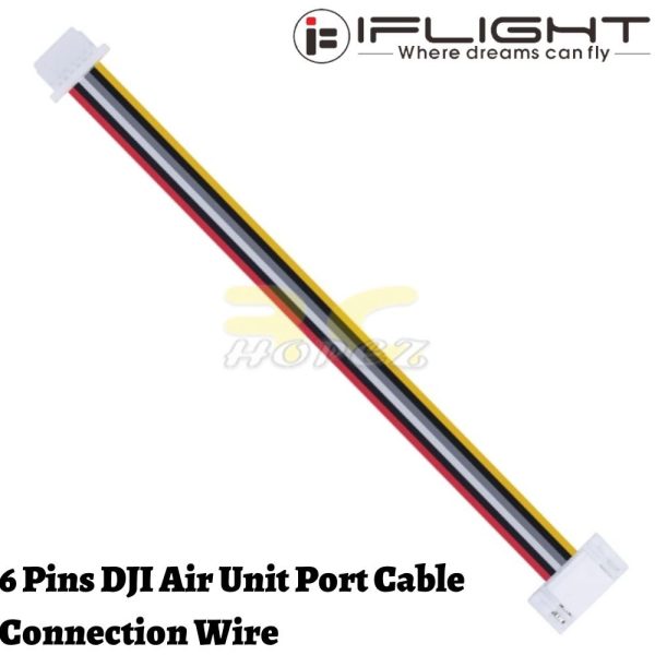 iFlight 6 Pins DJI Air Unit Port Cable Connection Wire for SucceX-D F7 Flight Controller MX7374-FCcable