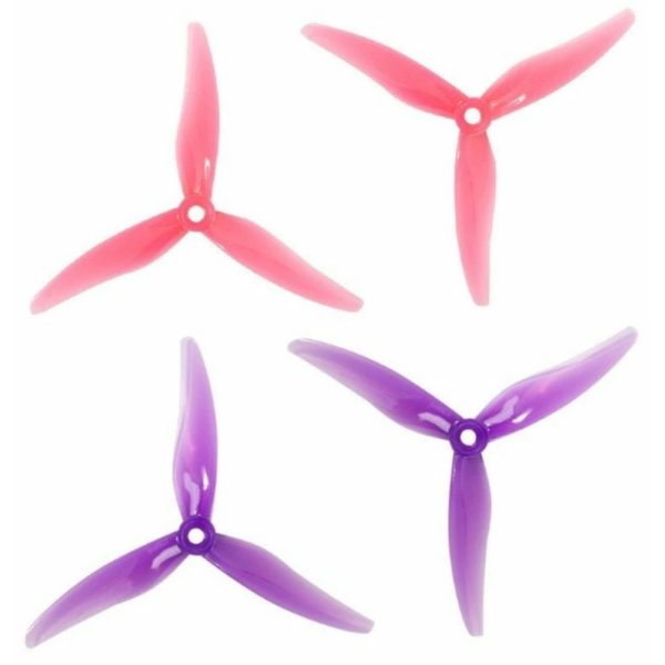 Gemfan 51477 Hurricane 3-Blade 5-Inch Propeller (2 pairs/4pcs) Gem51477