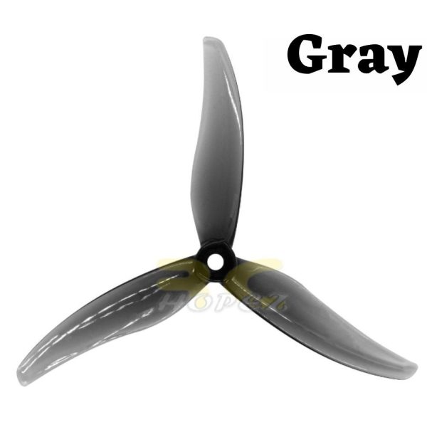 Gemfan Hurricane 5536 5.5inch 5mm Hole 3-blade Propeller (2 pairs/4pcs) Gem5536