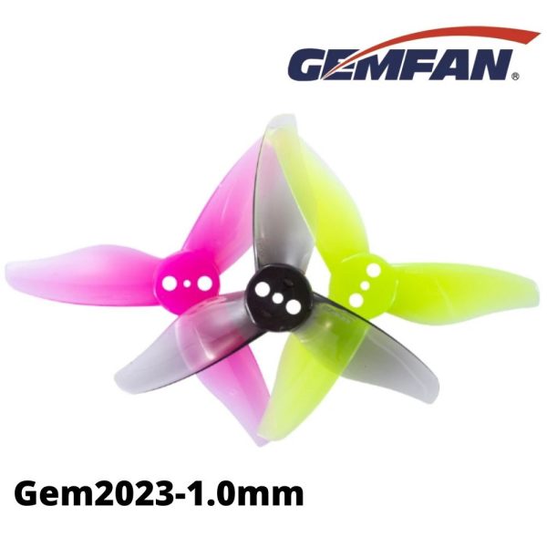 4354d0ee0d685448e2ed43752b0346c0.jpeg Gemfan Hurricane 2023 3-Blade Propeller 1.0mm 3 Holes (4 Pairs/8Pcs) Gem2023-1.0