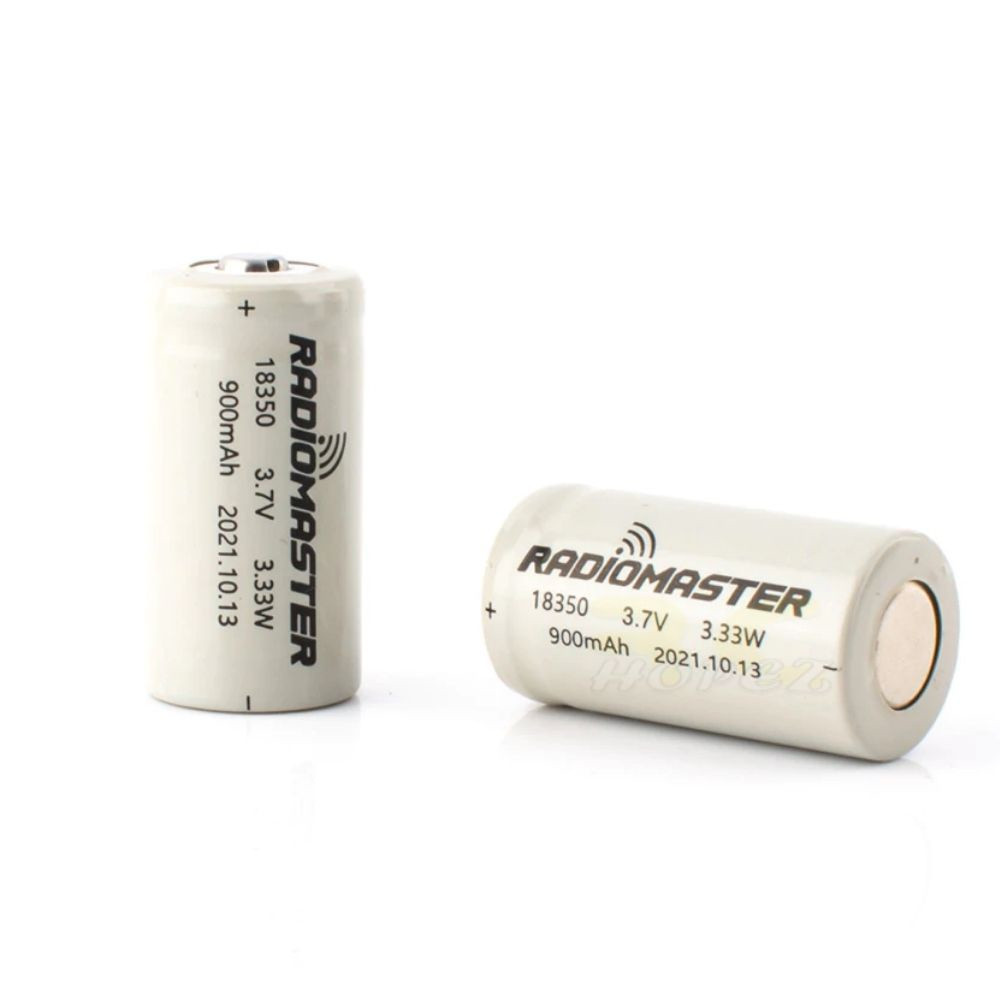 Radiomaster 18350 3.7v 900mAh Rechargeable Lithium Battery for Zorro