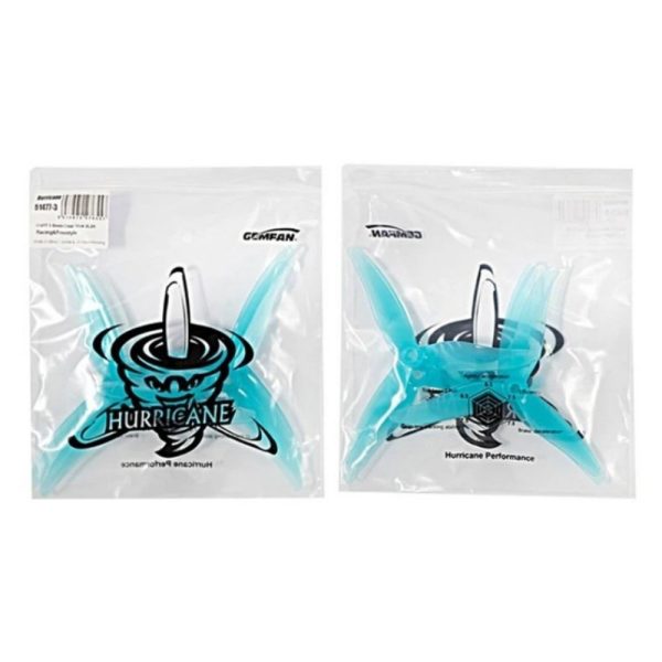 Gemfan 51477 Hurricane 3-Blade 5-Inch Propeller (2 pairs/4pcs) Gem51477