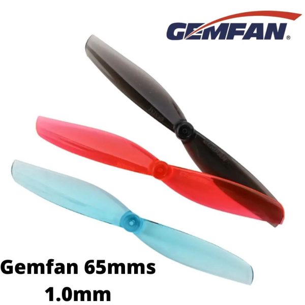 7b0ae3cc28f3f6597096973d97927478.jpeg Gemfan Toothpick 65mmS 2-blade 1mm Hole Propeller (4 pairs/8pcs) Gem65-1.0