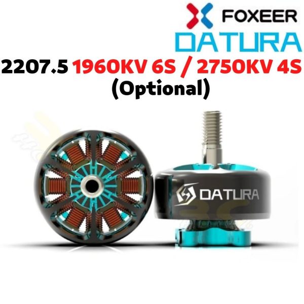 810069afc665cd11ba8022997a6b2dc9.jpeg Foxeer Datura 2207.5 1960KV 6S / 2750KV 4S (Optional) Brushless Motor for FPV Racing Drone XJ2207