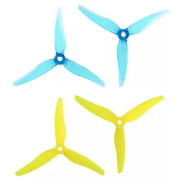 Gemfan Hurricane 51466 3-blade Propeller (2 pairs/ 4pcs) GEM51466