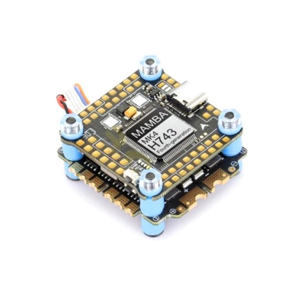 9f194ea8fea1a1d174f64e5e0585067e.jpeg Diatone MAMBA (30.5x30.5) MK4 H743 BMI270 & 55A 128K 3-6S Blheli_32 Dshot300/600/1200 Stack M-0807