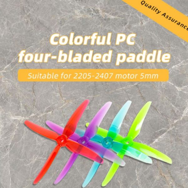 Gemfan Hurricane X 51455 4-blade Propeller (2 pairs/ 4pcs) GEM51455
