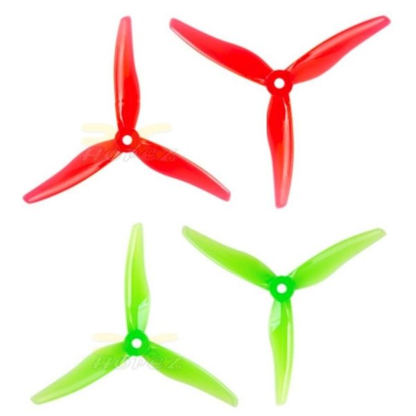 Gemfan Hurricane 51466 3-blade Propeller (2 pairs/ 4pcs) GEM51466