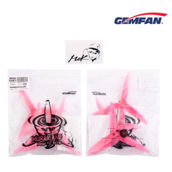 Gemfan Hurricane 51466 3-blade Propeller (2 pairs/ 4pcs) GEM51466