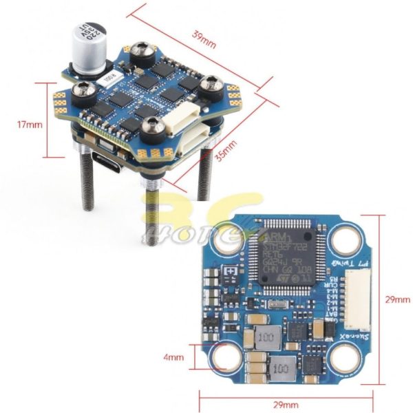 ericaෆ̈ iFlight 20x20mm SucceX-D Mini F7 TwinG V2.0 FC & 55A 2-6S BLHELI