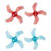 Gemfan 1636 1.6x3.6x4 40mm 1.0mm Hole 4-blade Propeller for 1103 1105 RC Drone (4CW 4CCW) 4Pairs  Gem1636-01